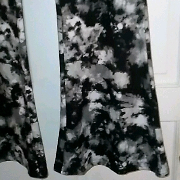 No Boundaries Pants - Stretchy flare bottom tie dye